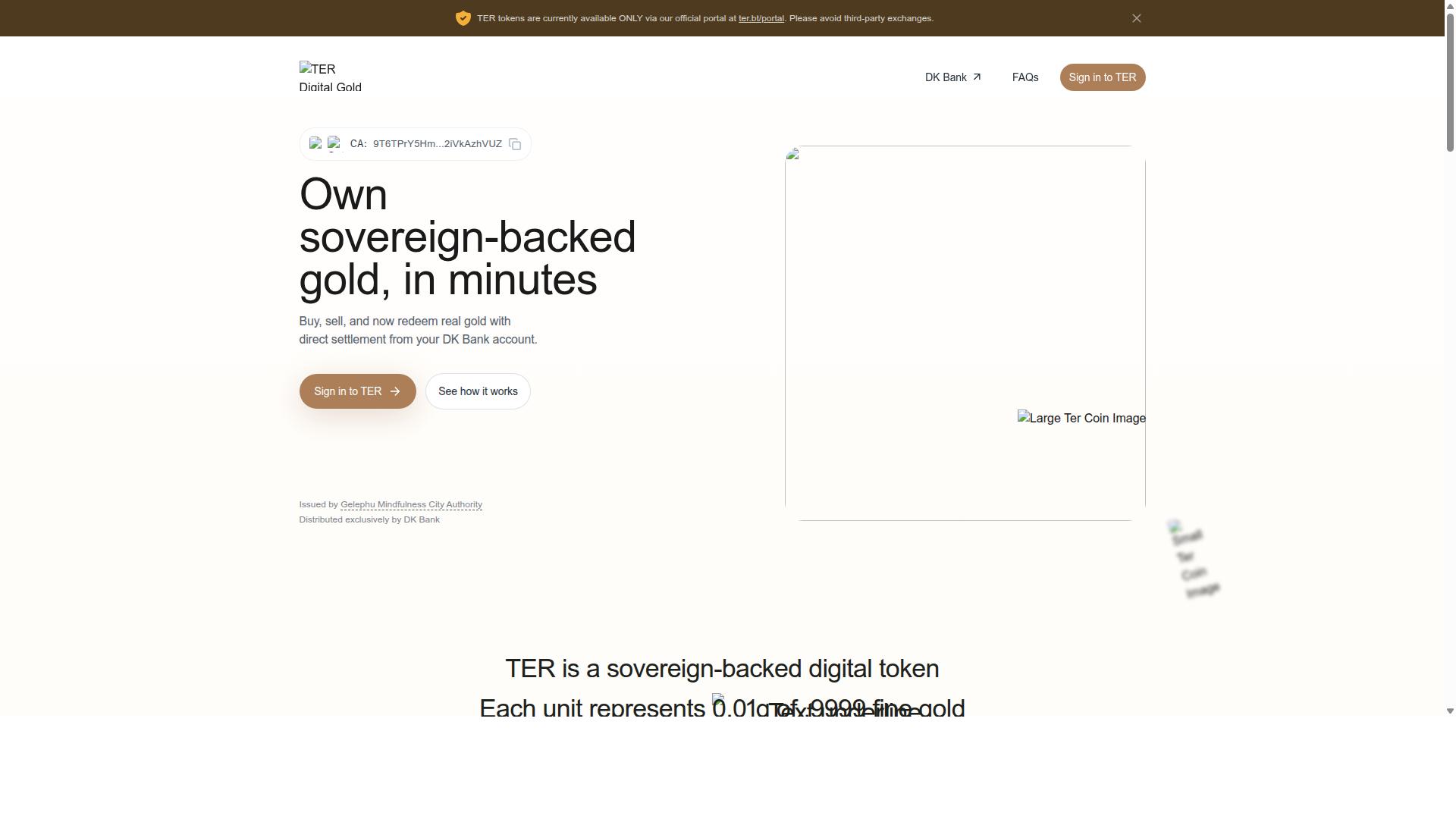 TER website